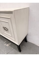 Modern White 2-Door Storage Cabinet