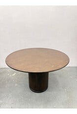 Ligné Round Wood Dining Table, Restoration Hardware