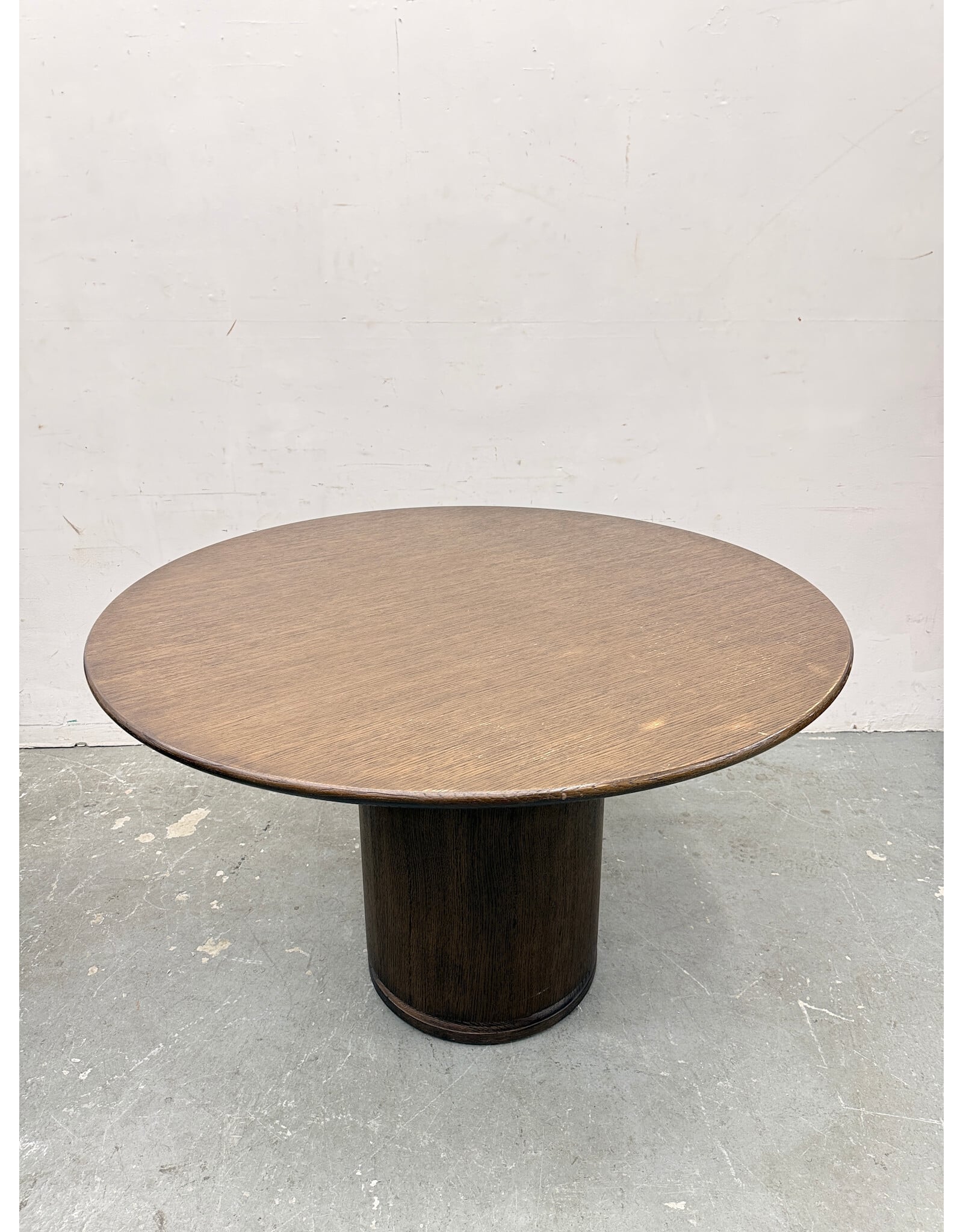 Ligné Round Wood Dining Table, Restoration Hardware