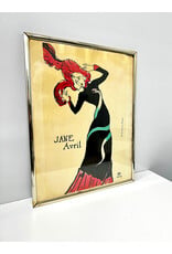 Jane Avril, framed print, Henri de Toulouse-Lautrec
