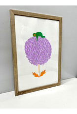What better place to have a little sleep than atop the soft and bouncy petals of a giant chrysanthemum flower?,framed print, Natasha Searston