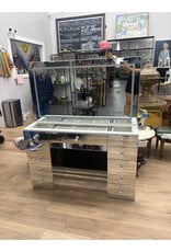 Mirrored Bluetooth Vanity Desk