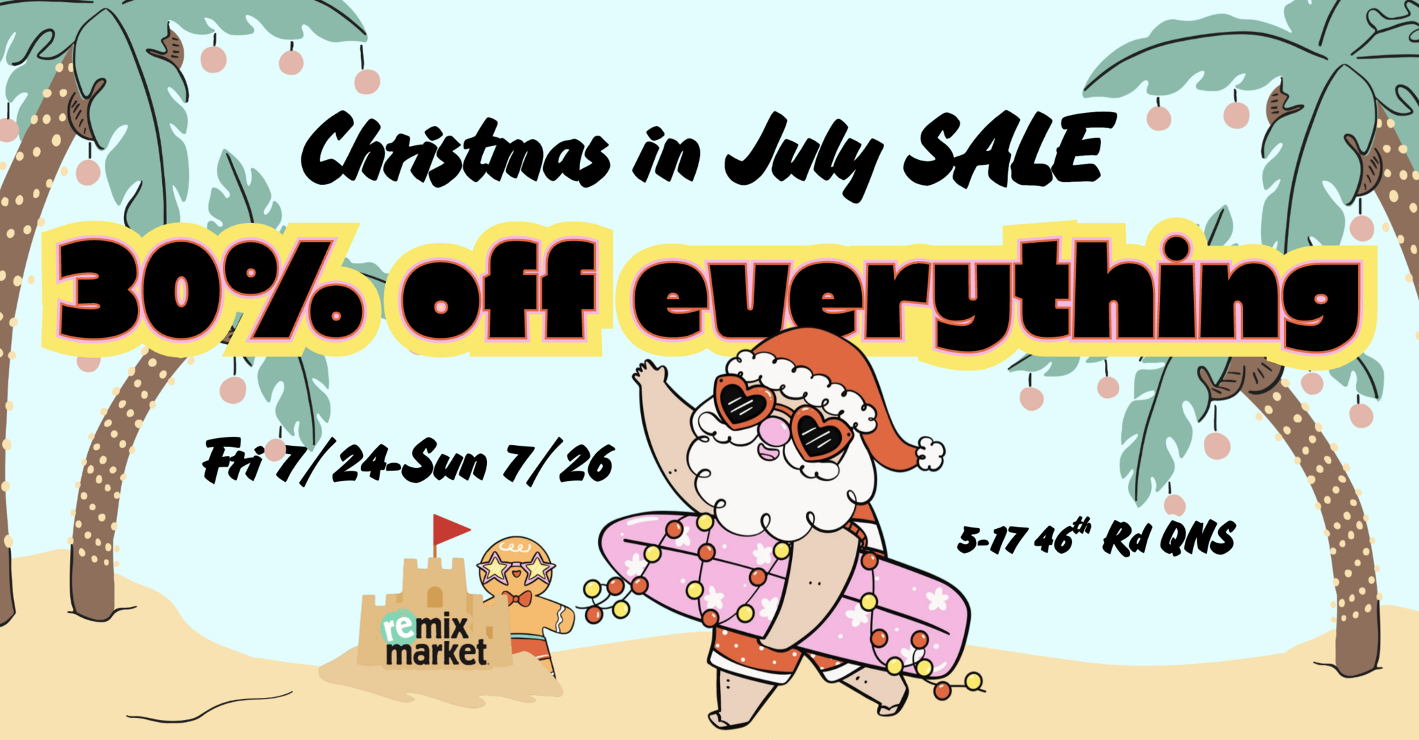 Christmas in July Sale