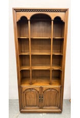 Vintage Ethan Allen Style Wood Bookcase