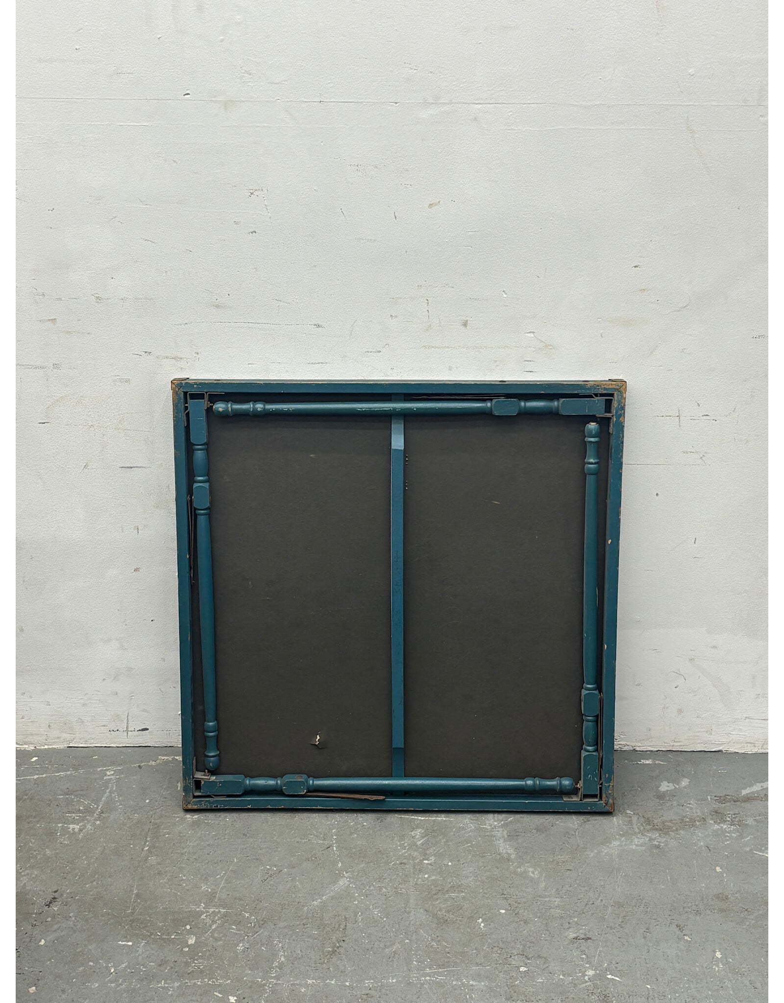 Blue Folding Card Table