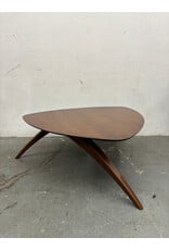Modernist Tripod Solid Wood Coffee Table