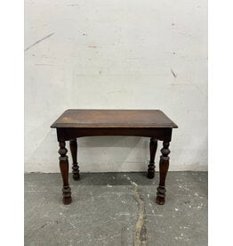 Antique Side Table with Baluster Legs