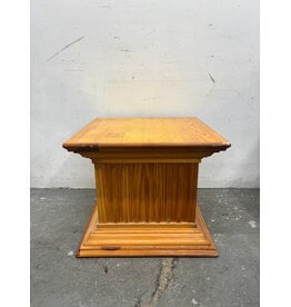 Carved Oak Pedestal