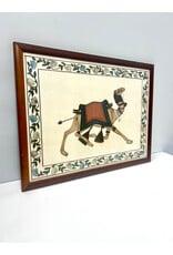 Vintage Indian Camel Painting