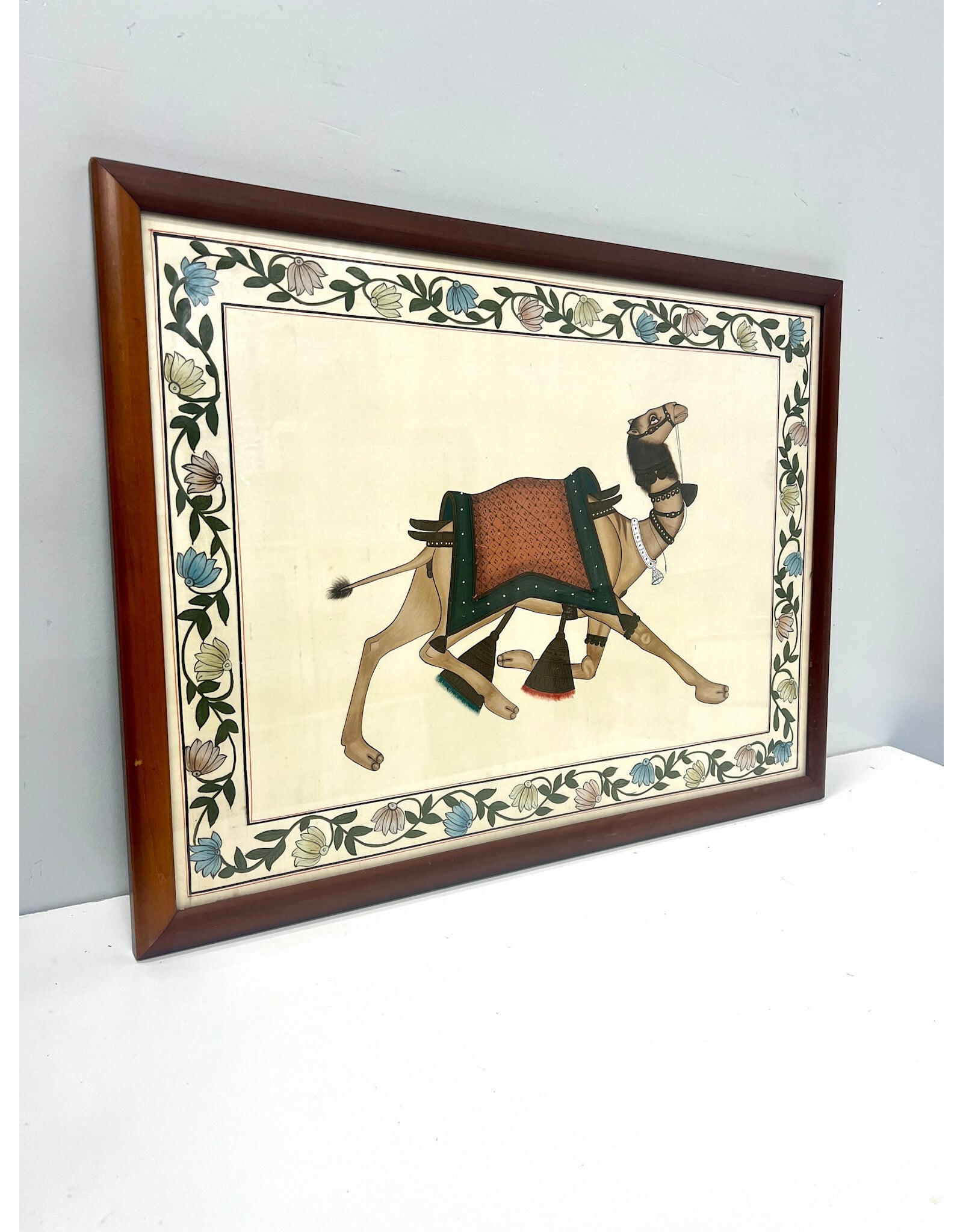 Vintage Indian Camel Painting