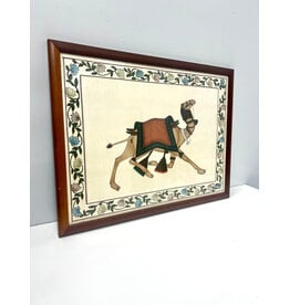 Vintage Indian Camel Painting