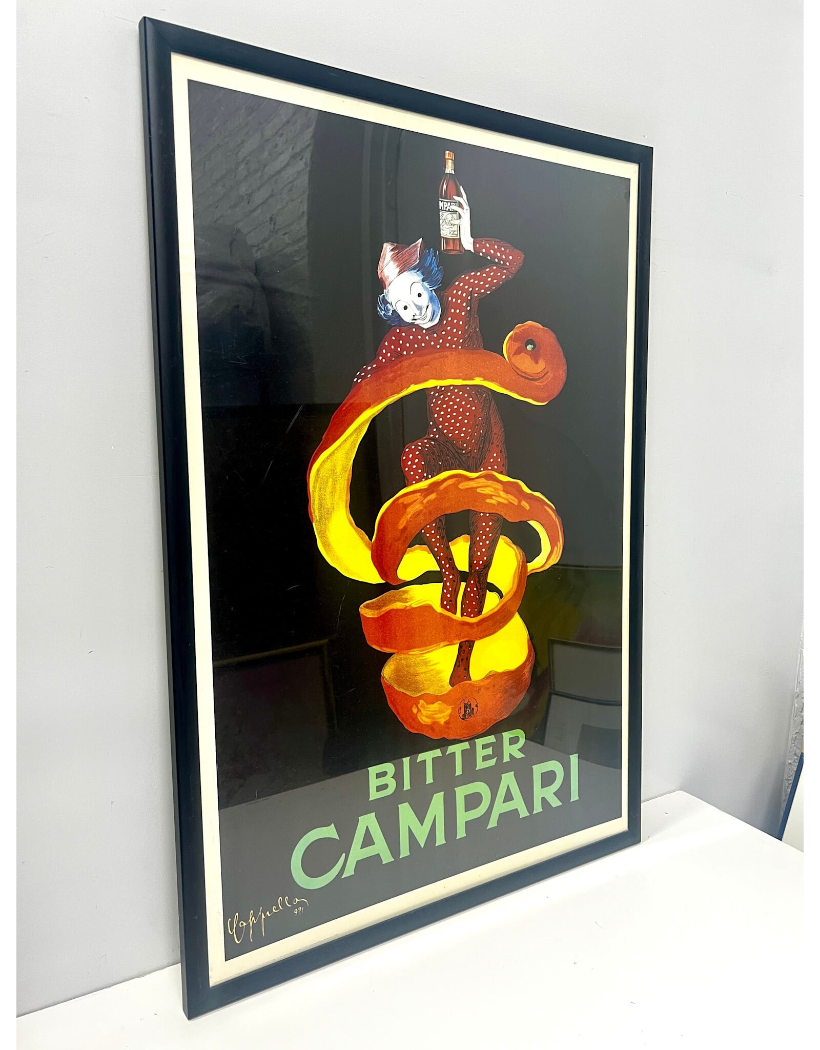 Framed Bitter Campari Poster