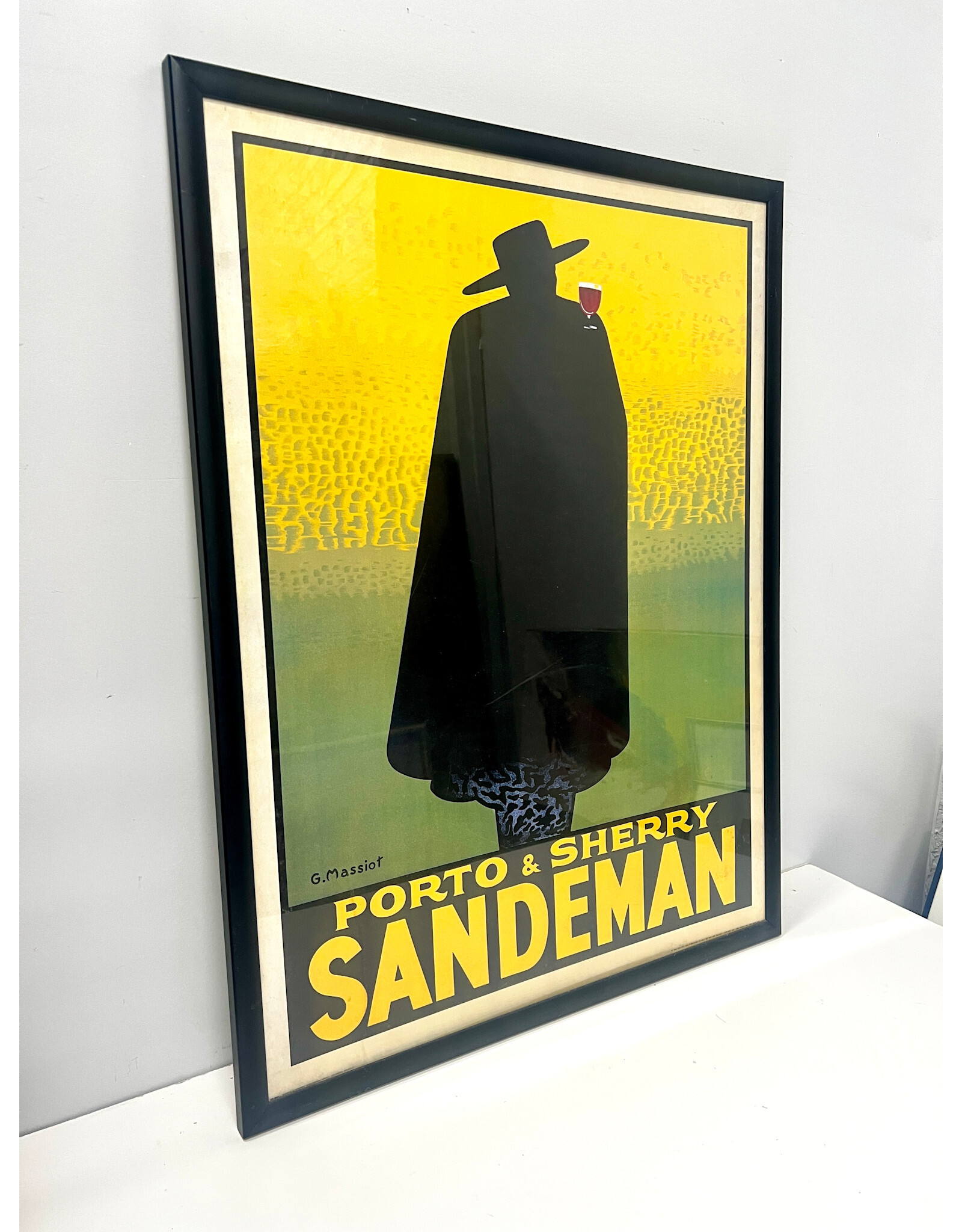 Framed Porto & Sherry Sandeman Poster