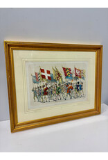 The Bernese Youth and Processional Banners: A Celebration of Swiss Heritage,framed print, H. Jenny