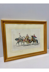 Regal Cavalcade – Duke René of Lorraine and the Counts of Thierstein and Oettingen,framed print, H. Jenny