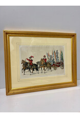 Triumphal Procession with Captured Banners and Armor of Swiss Victories,framed print, H. Jenny