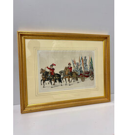 Triumphal Procession with Captured Banners and Armor of Swiss Victories,framed print, H. Jenny