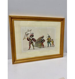 The Banner of the Swiss Confederation and William Tell,framed print, H. Jenny