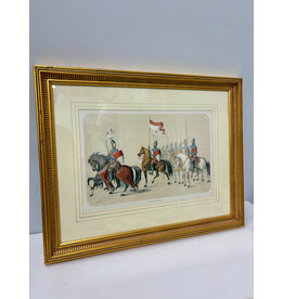 Resplendent Cavalry Fanfare, framed print, H. Jenny
