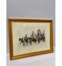 Triumphal Carriage of the Swiss Confederation, framed print, H. Jenny