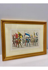 March of the Confederates, framed print, H. Jenny