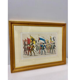 March of the Confederates, framed print, H. Jenny