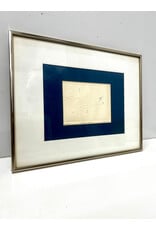Wingstem Embossed, framed embossed artwork, sgnd Debbi 1972