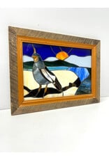 Framed Bird Stained Glass