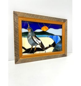 Framed Bird Stained Glass