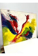 Splash!, painting on canvas, sgnd Bernstein