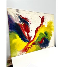 Splash!, painting on canvas, sgnd Bernstein