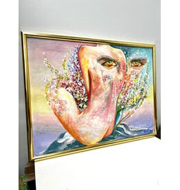 For Those With Eyes to See, framed painting on canvas