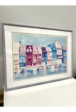 Argentat by Elizabeth Horowitz, framed vintage poster
