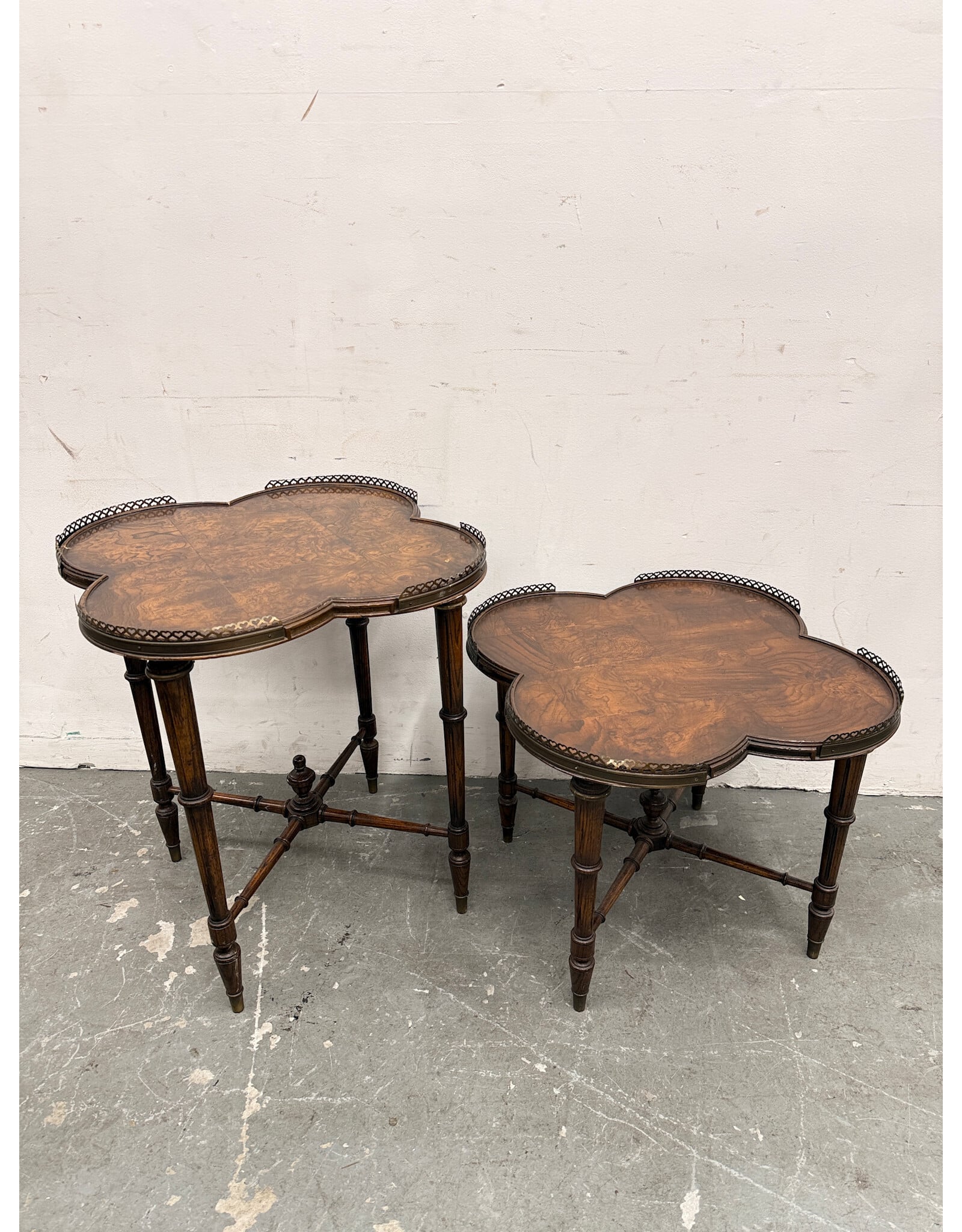 Antique Style Quatrefoil Coffee Table (for both