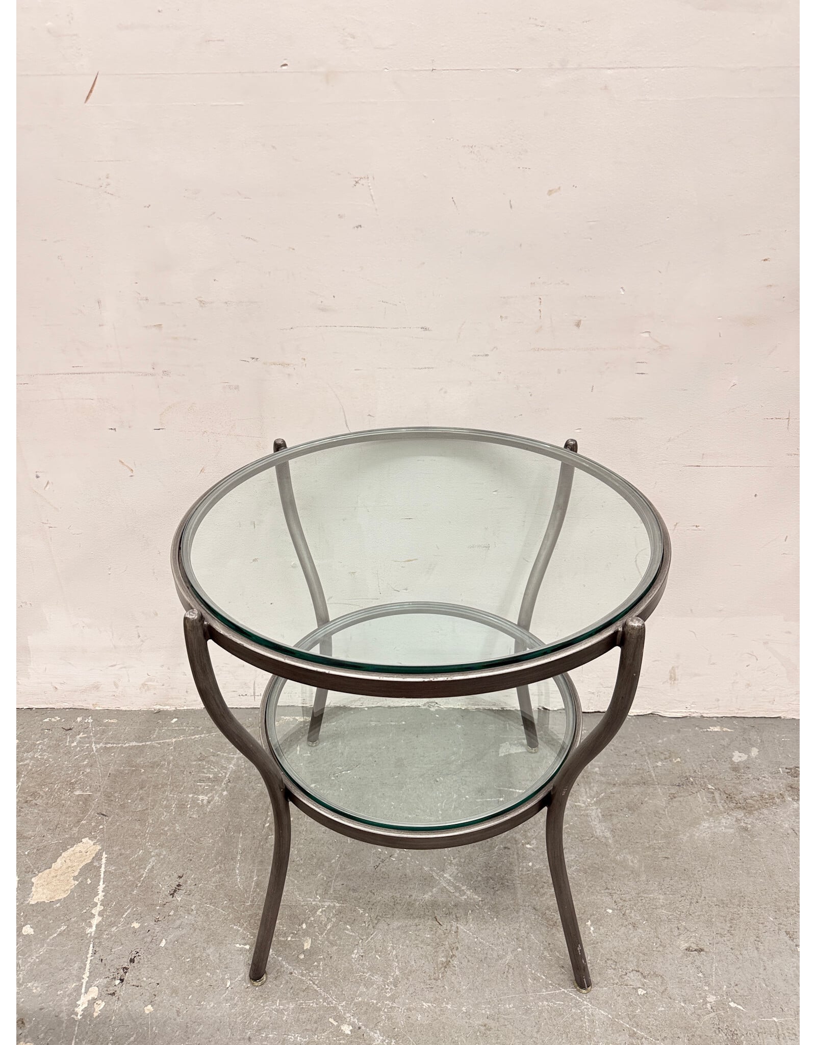 2-Tier Round Side Table
