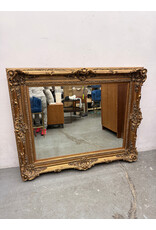 Antique Rococo Style Glided Frame Large Mirror