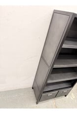 Restoration Hardware Industrial Metal Bookcase