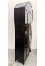 Belmont Black Arched Metal Cabinet by Four Hands