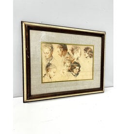 Framed Reproduction Jean-Antoine Watteau print