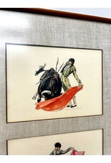 Framed Collection of Four Matador Prints buy John Fulton Short