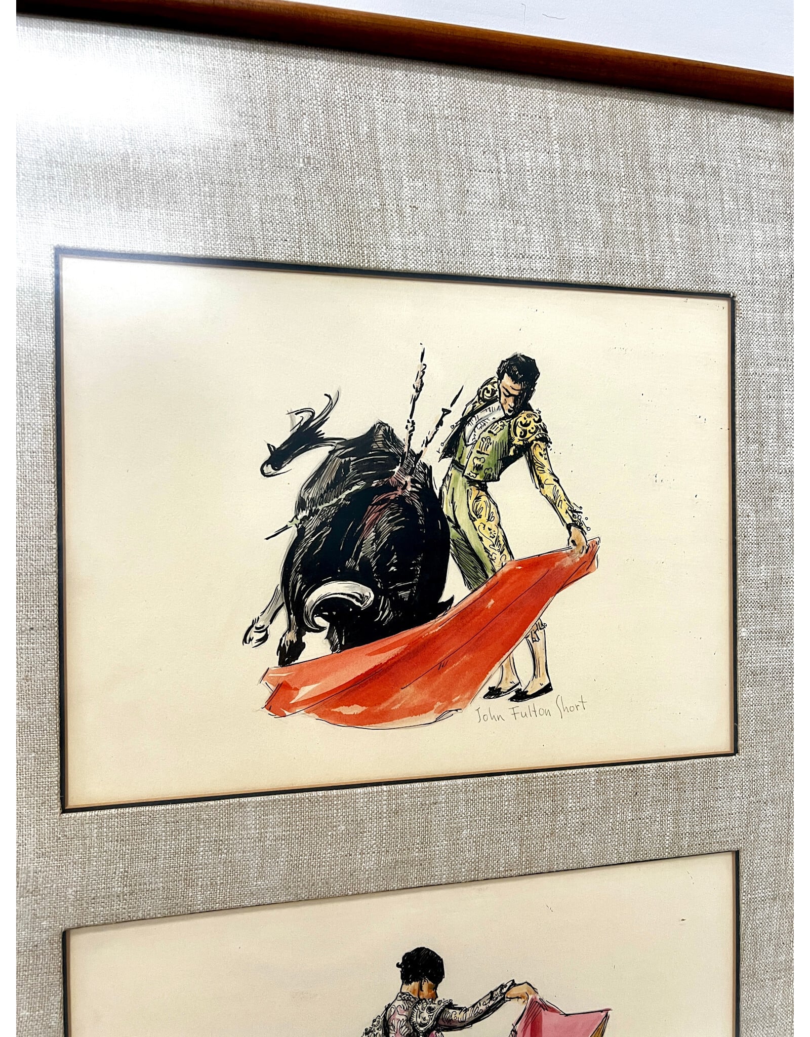 Framed Collection of Four Matador Prints buy John Fulton Short
