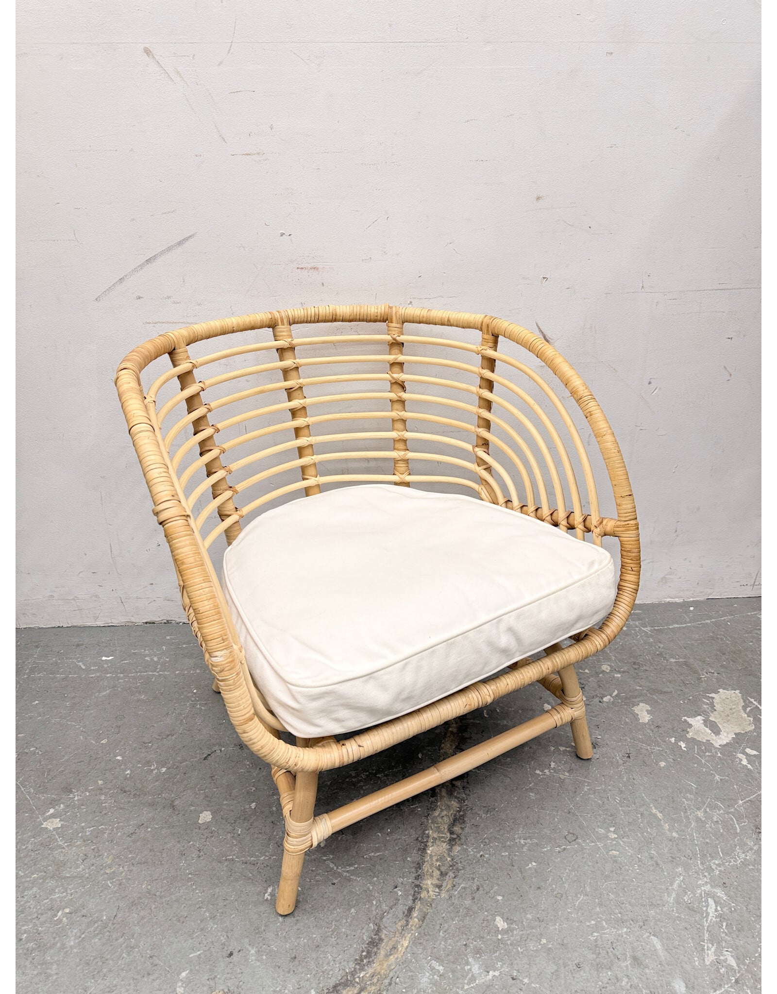 Ikea Buskbo Rattan Lounge Chair