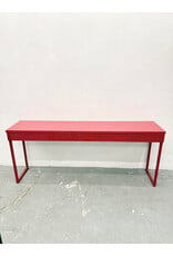 IKEA Bestå Burs High Gloss Red Desk