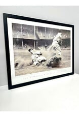 Framed Joe DiMaggio Poster