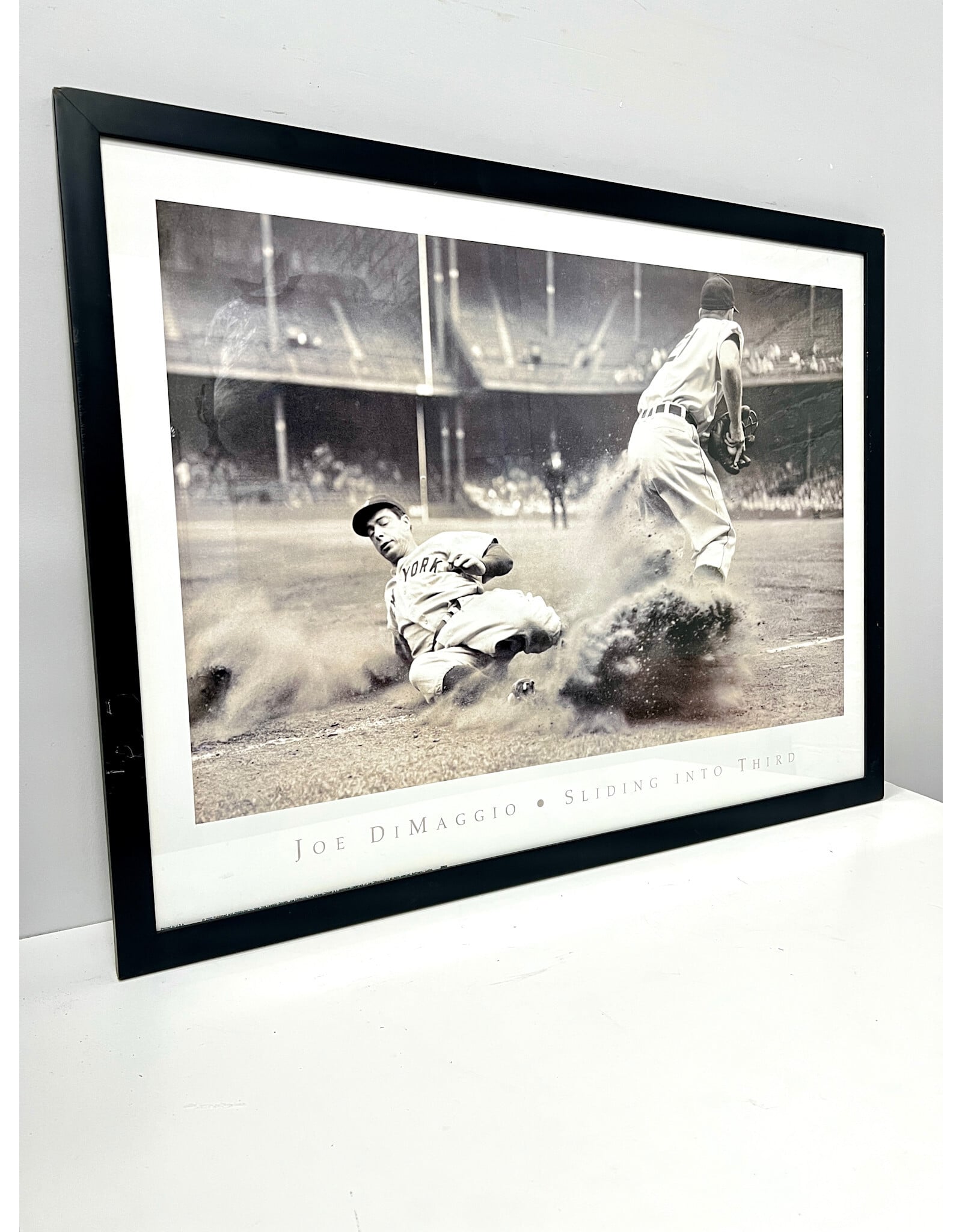Framed Joe DiMaggio Poster
