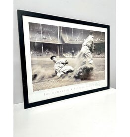 Framed Joe DiMaggio Poster