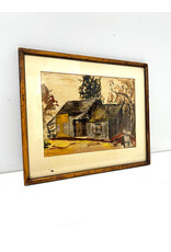 Solitude, framed painting