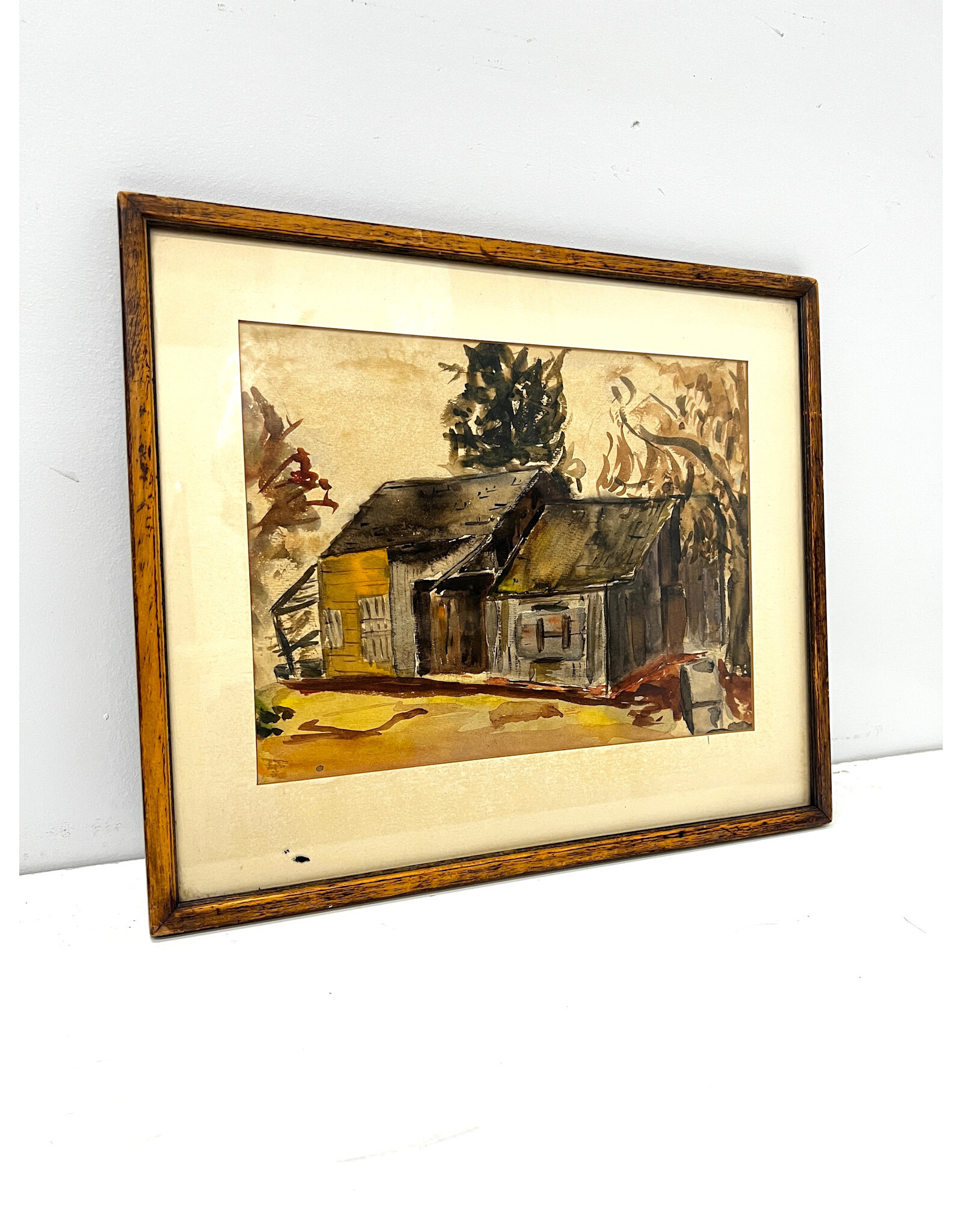 Solitude, framed painting