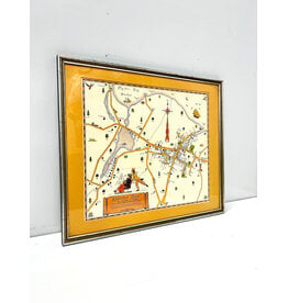 Oyster Bay As It Was in 1870, framed print