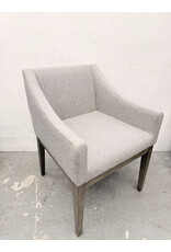 Modern Grey Upholstered Dining Chair